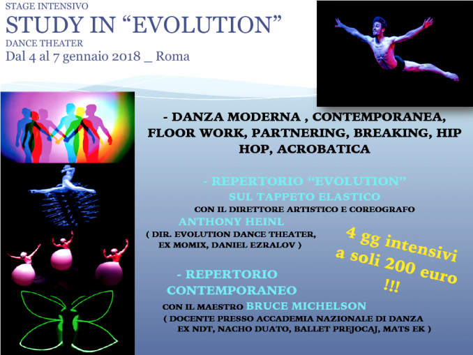 STUDY IN EVOLUTION - winter version 2017 _ Roma - eVolution dance theater 
